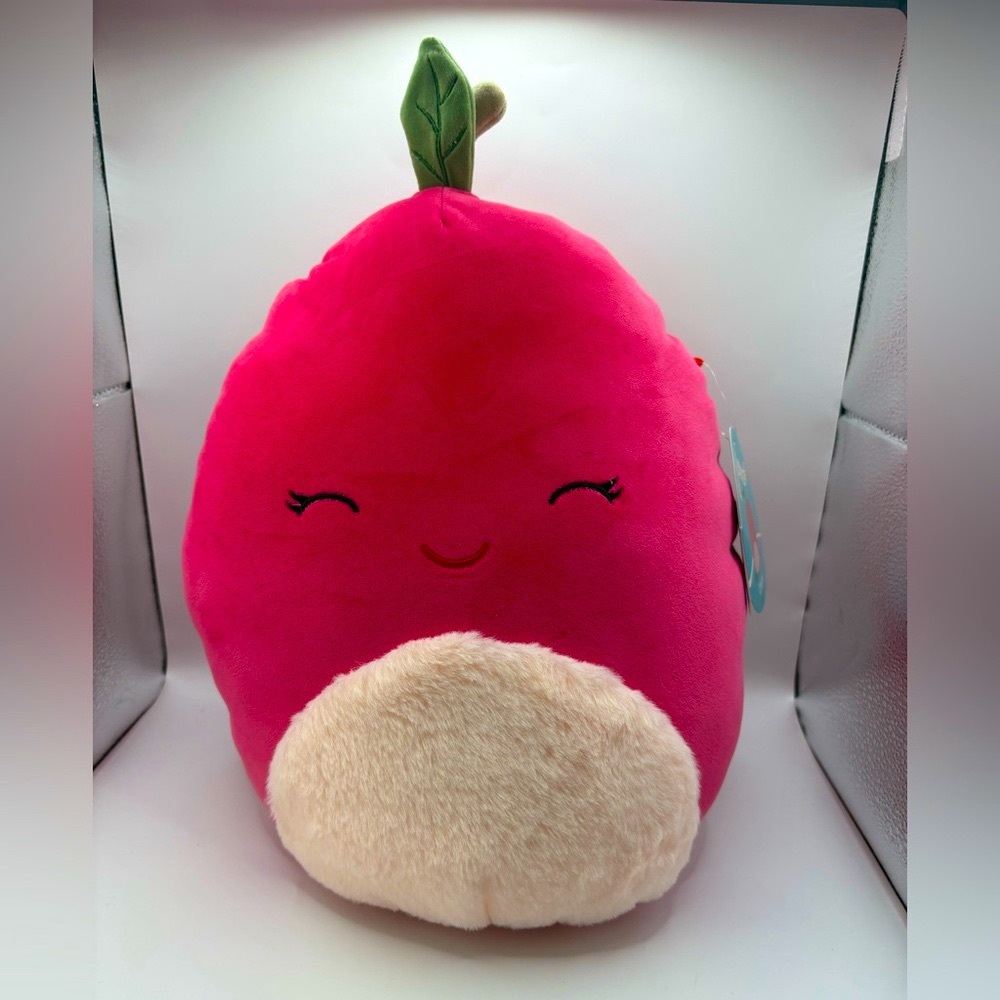 SQUISHMALLOW 12” Cherry The Plum PLUSH NEW FREE SHIPPING